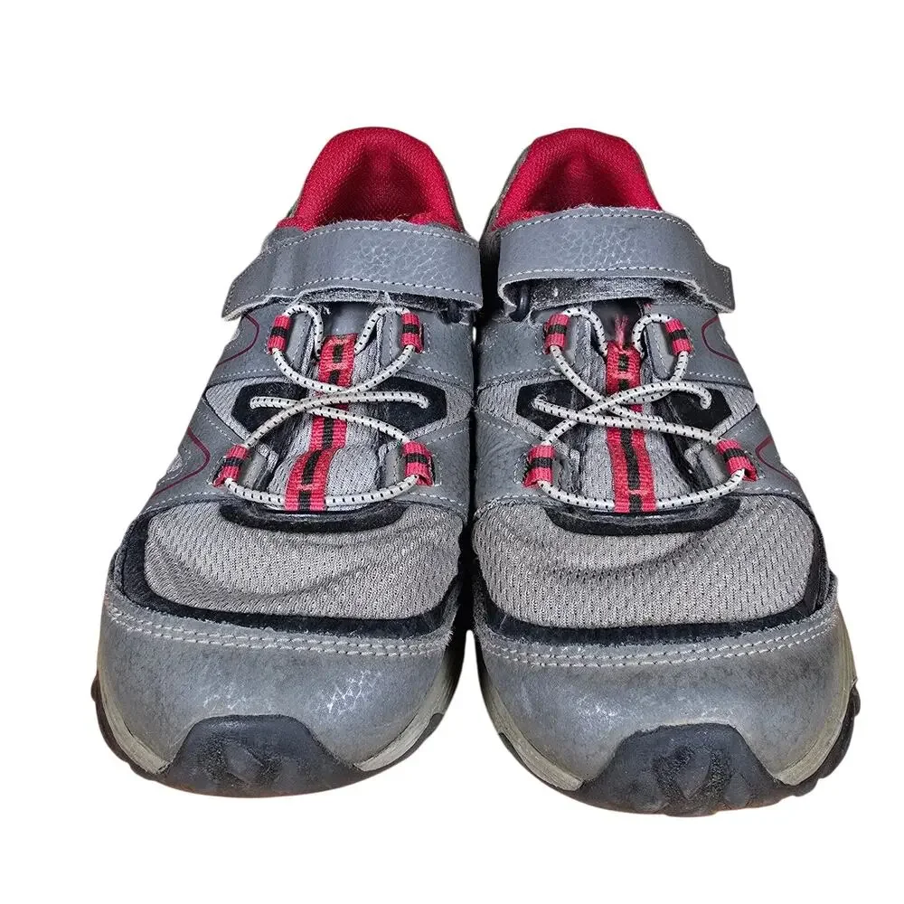 Merrell Trainers Youth Size 5 Trail Quest Washable Gray Leather Sneakers Shoes